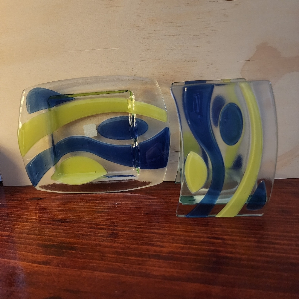 ~PartyLite~ Glass Contempo set.